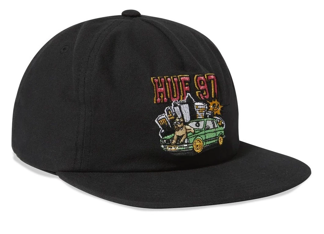 Huf Hat Blazin Jams Snapback Black 1 Huf Hat Blazin Jams Snapback Black