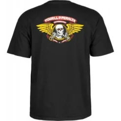 Powell Peralta Tee Winged Ripper Black
