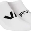 RVCA Socks No Show Transfer III 5pk White