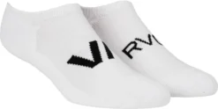 RVCA Socks No Show Transfer III 5pk White