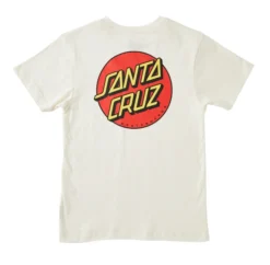 Santa Cruz Tee Classic Dot Off White