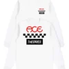 Theories X Ace LS Tee Stamp White