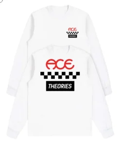 Theories X Ace LS Tee Stamp White
