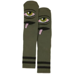 Toy Machine Socks Bloodshot Eye Sock Army
