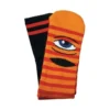 Toy Machine Socks Sect Eye Stripe Sock Orange/Red