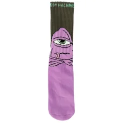Toy Machine Socks Bored Sect Crew Sock Lavender