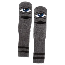Toy Machine Socks Heather Sect Eye Sock Black Heather