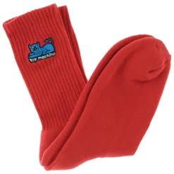 Toy Machine Socks Devil Cat Red