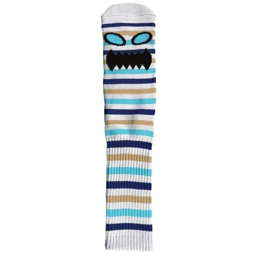 Toy Machine Socks Monster Face Ministrp Sock Blue Multi 1 Toy Machine Socks Monster Face Ministrp Sock Blue Multi