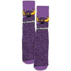 Toy Machine Socks Furry Monster Sock Purple
