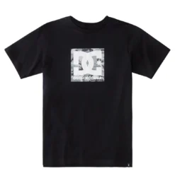 DC Youth Tee Star Fill Black/Camo