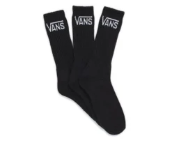 Vans Youth Socks Classic Crew 3pk Black US 1-6