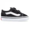 Vans Youth Old Skool Velcro Black/White Kids