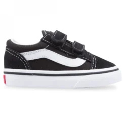 Vans Youth Old Skool Velcro Black/White Kids