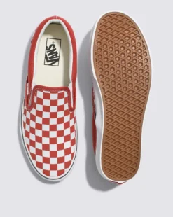 Vans Youth Slip-On Classic Color Theory Checkerboard Bossa Nova 6 Vans Youth Slip-On Classic Color Theory Checkerboard Bossa Nova -Sports Fashion Clothing Store vn00bvz49x.red 2