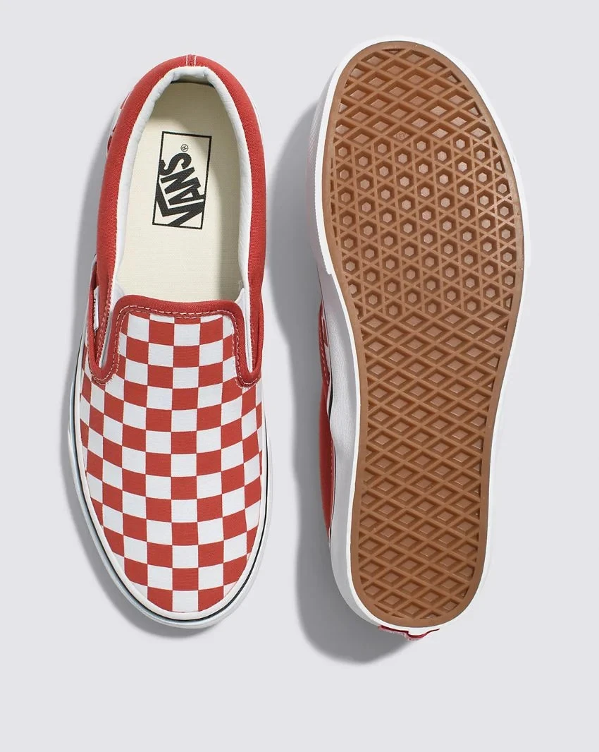 Vans Youth Slip-On Classic Color Theory Checkerboard Bossa Nova 3 Vans Youth Slip-On Classic Color Theory Checkerboard Bossa Nova - Image 3